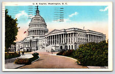 Washington, D.C., United States Capitol Building Exterior, Vintage 1953 Postcard picture