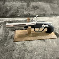 MODERN TABLE LIGHTER DERRINGER GUN VINTAGE Metal CIGARETTE LIGHTER picture