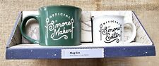 Boston Warehouse Ceramic Smore Maker & S'more Eater Mug Set NIB Cocoa Mugs picture