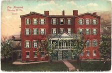 Wheeling West Virginia Postcard W. VA 1907-1910 City Hospital Posted DB Antique picture