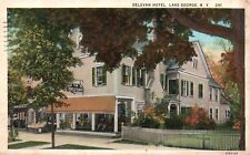 Postcard NY Lake George Delevan Hotel Posted 1946 White Border Vintage PC J8205 picture