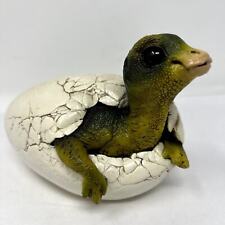 Pena 1989 Windstone Editions Hatching MADE IN USA Dinosaur Egg Realistic VTG picture