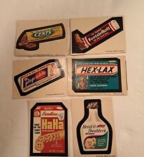 Lot of 6 Wacky Packages Mixed Lot Mixed Series picture