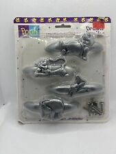 NOS Disney Priss Prints WINNIE THE POOH Pewter Drawer Handles Pulls - 46553 picture