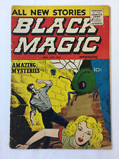 1958 Prize/Headline BLACK MAGIC V6 #4 ~ horror picture