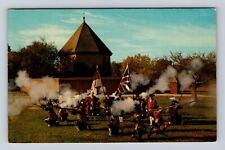 Williamsburg VA-Virginia, The Colonial Militia, Antique, Vintage c1966 Postcard picture