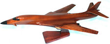 B1 B Lancer Wooden Model Airplane Mahogany-W- Personalized Plaque on stand. picture