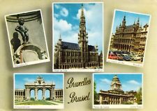 1967 Vintage Postcard Brussels, Belgium Multiview-Posted  M15 picture