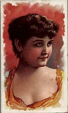 1880s G W GAIL & AX TOBACCO STARS OF THE STAGE BALTIMORE MD TRADE CARD 39-132 picture