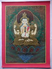 Size 43 cm / 32 cm Tibetan Khacheri Thangka painting hand painted , AS7 picture