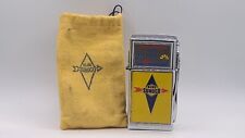 Vintage Rare 1960s Blue Sunoco Gas Pump Tabletop Lighter w/ Pouch Service Award picture