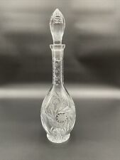 Gorham Cut Crystal Decanter W/ Stopper 16” Tall B1 picture