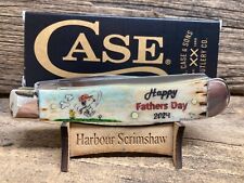 CASE XX LIMITED EDITION KNIFE w COLOR SCRIMSHAW by HARBOUR, FATHERS DAY - SNOOPY picture