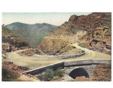 c.1930s Horseshoe Curve Apache Trail Highway Arizona AZ Hand Colored Postcard picture