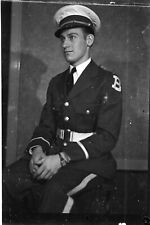 1940s Soldier U S Photo Negative Vintage Amateur Film B Shoulder Sleeve Patch  picture