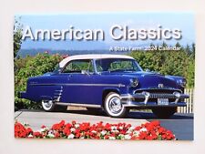 2024 American CLASSIC CAR Photo WALL CALENDAR Cadillac Studebaker Chevrolet NEW picture