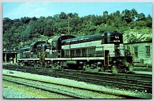 1970s 1963 View New York Central Railroad Alco RS-3 8278 North White Plains NY picture