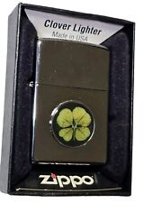 Zippo Real 4 Leaf CLOVER Lighter (Rare) picture