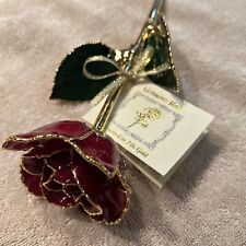 Red 24kt Gold Dipped Rose picture