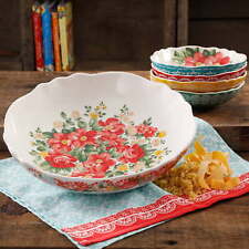 The Pioneer Woman Vintage Floral 5-Piece Pasta Bowl Set.. picture