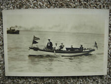 RPPC-ERIE PA-IOLA BOAT-PERRY 1913-REAL PHOTO-LAKE-HOLMQUIST picture