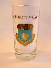 MCM Barware Glasses Set of 5 Dayton Ohio Air Force Museum Atomic Rockets Planes picture