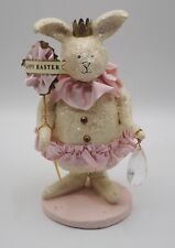 2002 HEATHER MYERS ESC TRADING EASTER BUNNY HAPPY EASTER BUNNY RABBIT PRINCESS picture