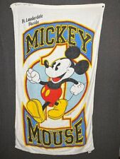 Sherry Walt Disney Company Beach Towel Mickey Mouse Graphic Vintage  picture