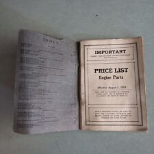 1918 Automobile Parts And Repair Antique Car Auto Illustrated Manual Book picture