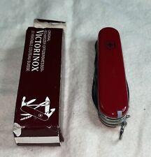 VTG Victorious Swiss Army Pocket Knife Original Red BRAND NEW Never Used w/Box picture