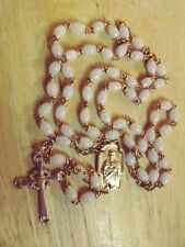 Rosary gold filled cross with a tiny diamond picture