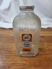 Vtge 64oz Purity Supreme Orange Juice Bottle picture