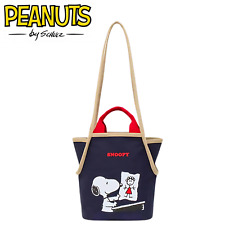 Vintage Peanuts Snoopy 2way Tote Bag Ladies Cartoon Crossbody Sling Bag Handbag picture
