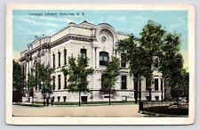c 1920s~Syracuse New York NY~Carnegie Public Library~VTG Postcard picture