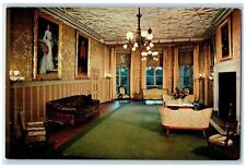The Chateau Reception Hall Interior Northfield Hotel East Northfield MA Postcard picture