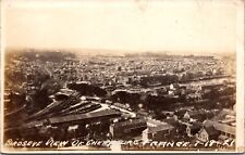 Real Photo Postcard Birds Eye View of Cherbourg France picture