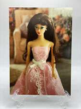 Brand New Burnett Barbie in a Pink Gown Art Print/Postcard picture