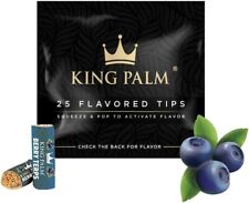 King Palm | Flavored Filter Tips | 7mm | Berry Terpene | 25 Pack | Rolling Tips picture