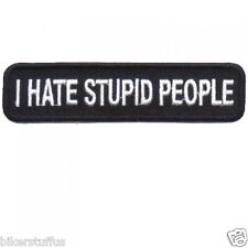 I HATE STUPID PEOPLE PATCH picture