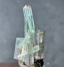 19 Carat Bi Colour Tourmaline Crystal Specime From Afghanistan picture