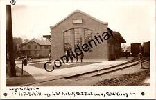 Real Photo NYO&WR Railroad Station Rome NY New York Ontario & Western N150 picture