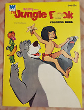 NEW Original VTG 1967 Walt Disney's the JUNGLE BOOK Whitman Coloring Book UNUSED picture