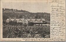 California Napa St. Helena Greystone Winery Largest CA 1907 Vintage Postcard picture