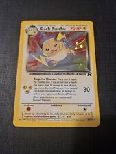 Pokemon Card - Dark Raichu 83/82 Secret Rare Holo Team Rocket WOTC - NM picture