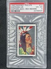 1927 Godfrey Phillips Red Indians #12 KINTPUISH OR CAPTAIN JACK - PSA 4 picture
