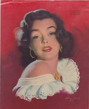 VINTAGE 8x10 PINUP GIRL print #013 TEMPTRESS picture