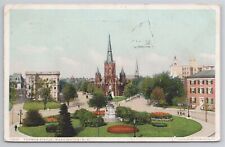 Postcard Thomas Circle c1918 Washington DC picture