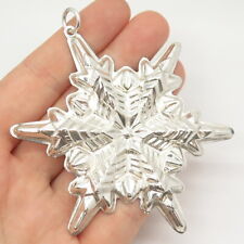 925 Sterling Vintage 1972 Gorham Christmas Star / Snowflake Ornament picture
