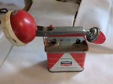 Vintage Ashton Emergency Flashlight With Red Light & Eveready Battery Untested  picture