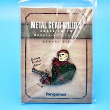 Metal Gear Solid 3 Revolving Ocelot Pin with Spinning Revolver Gun 1.4